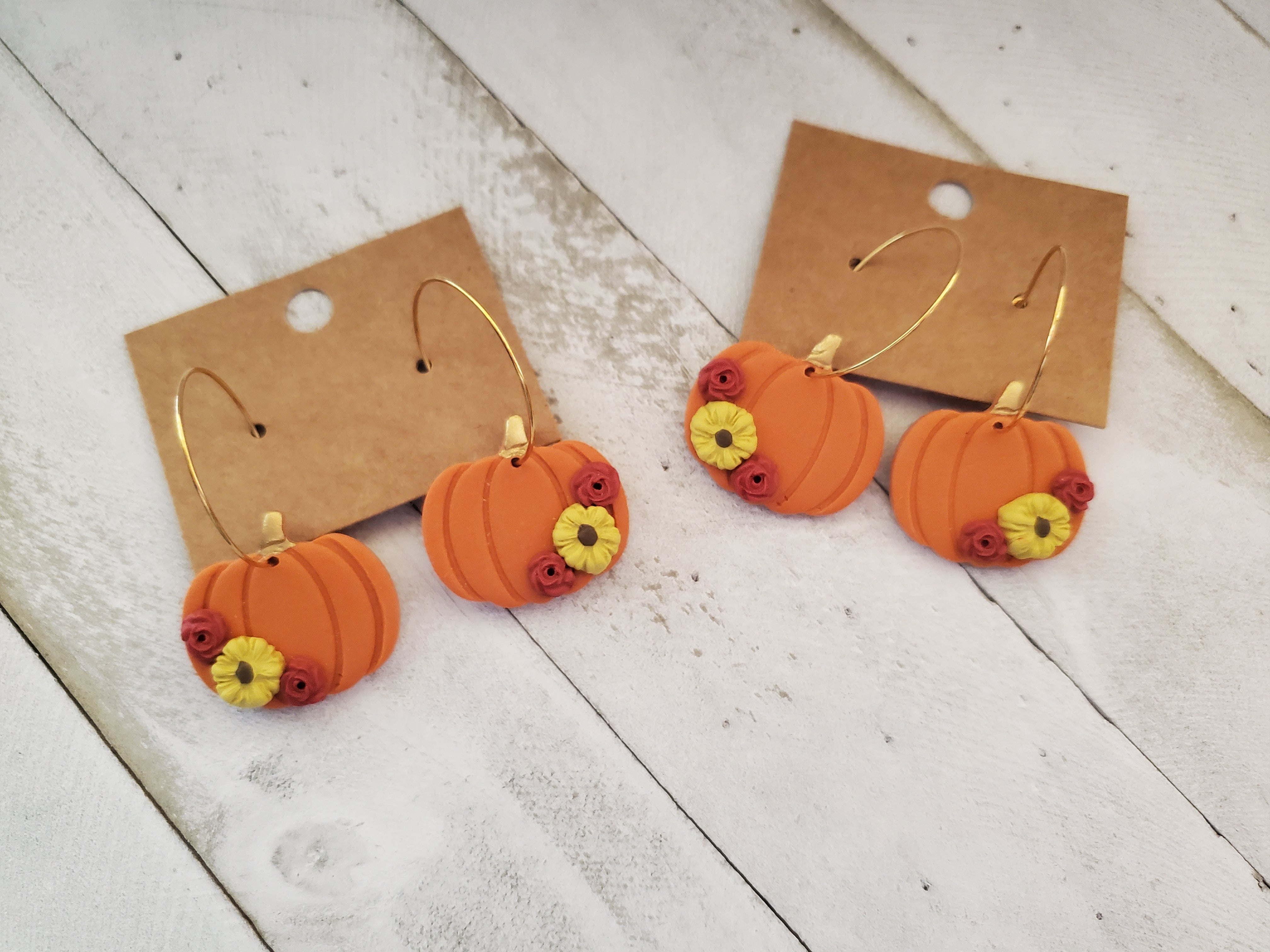 Flower Fall Pumpkins